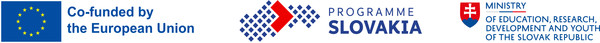 logo co-funded by EU, logo Programme Slovakia, logo Ministry of education